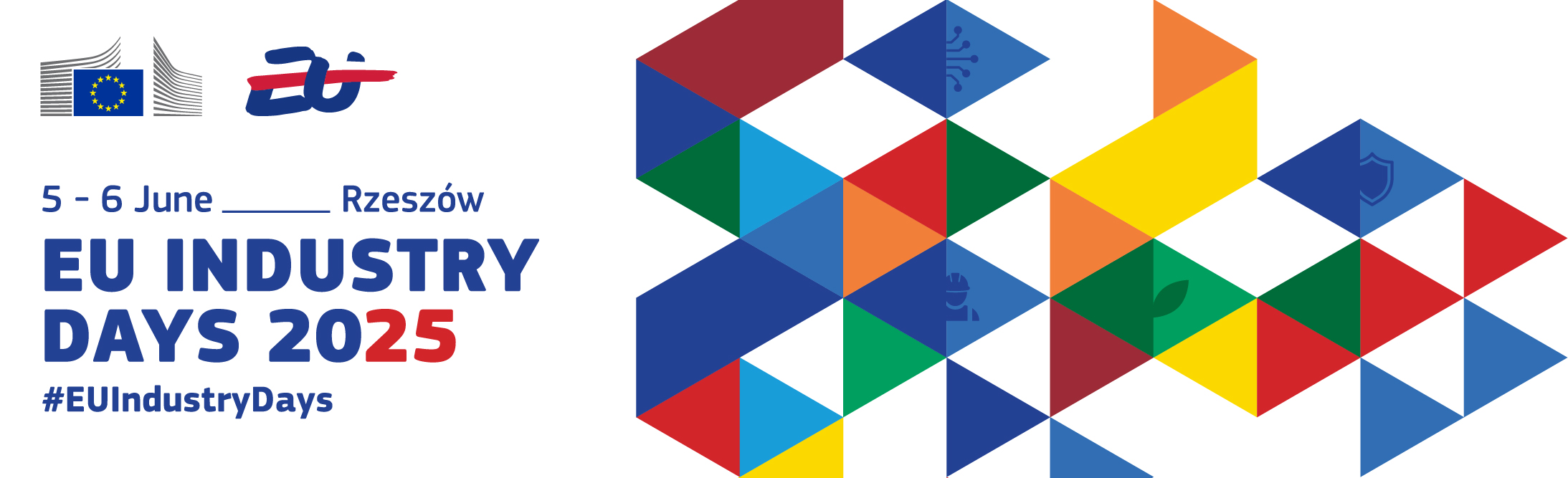 Promotional banner for EU Industry Days 2025 to be used on event registration page