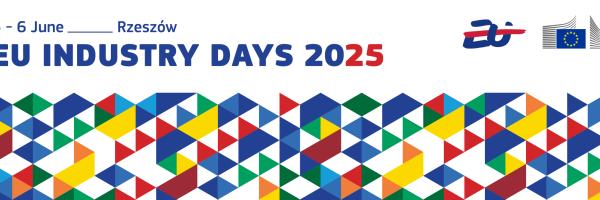Promotional banner for EU Industry Days 2025 to be used on event registration page