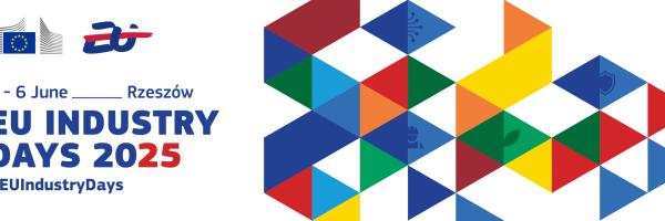 Promotional banner for EU Industry Days 2025 to be used on event registration page