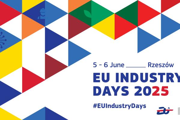 Promotional banner for EU Industry Days 2025 to be used on Facebook, X and LinkedIn